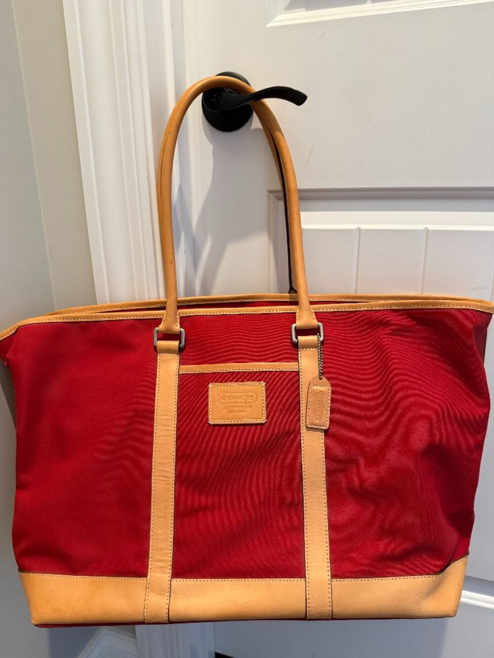 Coach Vintage Transatlantic Weekender Travel Tote (5968) - Red